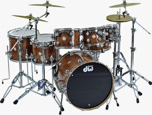 Veneer provides a special sound. Photo: IFN (www.dwdrums.com)